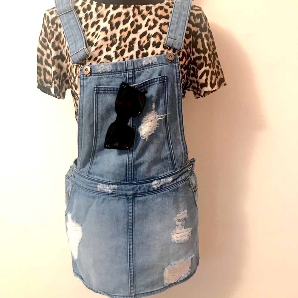 Carmar Distressed Denim Skirtall (S)